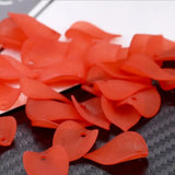 1000pcs 14x20mm Frosted Acrylic Flower Petals DIY Earrings Headwear Hair Jewelry
