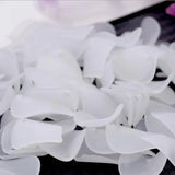 1000pcs 14x20mm Frosted Acrylic Flower Petals DIY Earrings Headwear Hair Jewelry