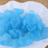 1000pcs Frosted Acrylic Peony Petals for DIY Jewelry Accessories