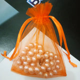 100pcs Organza Gift Bags 7x9 9x12 13x18 cm Drawstring Packing Bags