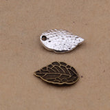 100pcs Vintage Leaf Charm Jewelry Making For DIY