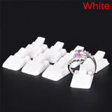 10pcs/Lot Plastic Frosted Ring Holder Displays Stand