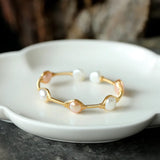 14K Filled Freshwater Pearl Cuff Bangle for Women