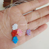 Opal Hamsa Necklace Fatima Hand Fire Opal Necklace For Women