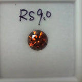 1pc Garnet Moissanites 3.0-11mm Round Machine Cut Sic Material Red Loose Stone