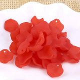 2000pcs Frosted Acrylic Flower Peony Petals DIY Earrings Headwear Hair Jewelry