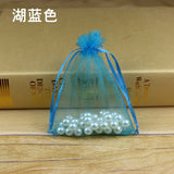 200pcs Organza Gift Bags 11x16 13x18 15x20 17x23cm Drawstring Christmas/Wedding
