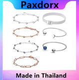 925 Silver Winter Collection Pave Bars Bracelet for Women