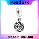 S925 Sterling Silver Harmonious Soul Hanging Charm Gift Jewelry