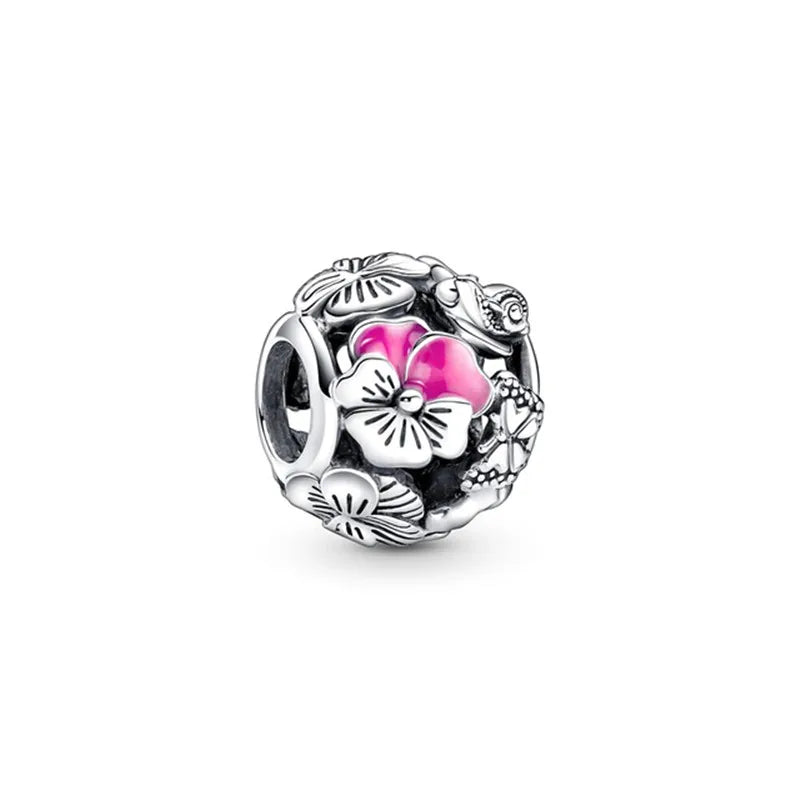 S925 Sterling Silver Collection Pendant Charm for DIY Bracelet Jewelry