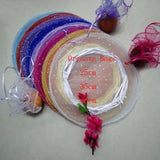 20pcs Round Drawstring Organza Bags Wedding Gift Pouches
