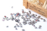 20pcs 12mm Metal Snap Button Rhinestone Styles for DIY Snap Bracelets