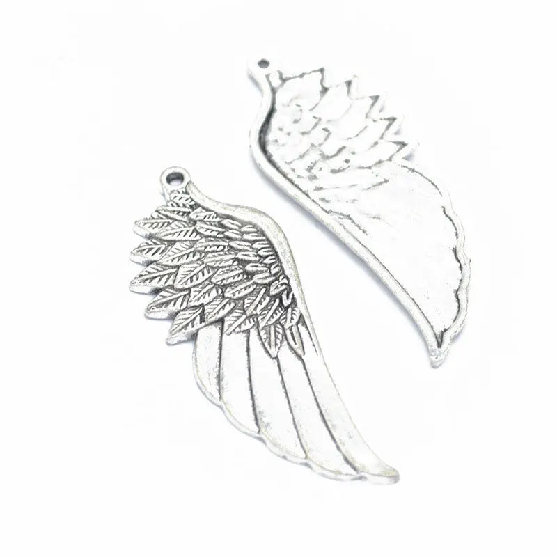 20pcs Vintage Wing Alloy Charms for DIY Bracelet Necklace Jewelry Making