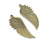 20pcs Vintage Wing Alloy Charms for DIY Bracelet Necklace Jewelry Making