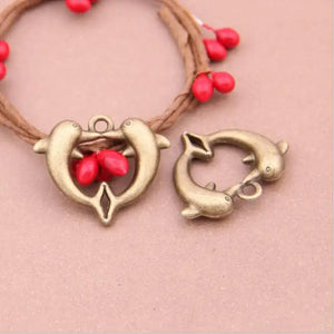 30pcs Vintage Dolphin Charm for Earrings/Bracelets/Necklace DIY