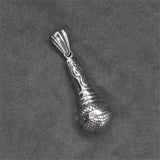 Stainless Steel Fitness Barbell Pendant Necklace