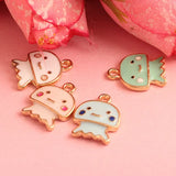 40pcs Jellyfish Enamel Charms for Bracelet Necklace DIY Craft