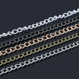 5 Meter Metal Plated Necklace Chains 6x4mm DIY Jewelry Making