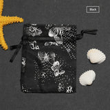 50 Pcs Butterfly Organza Bags Drawstring Wedding Gift Jewelry Pouches