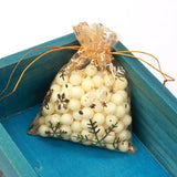 50Pcs 9x12cm Organza Bags Snowflake Jewelry Packaging Wedding Gift