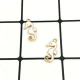 50pcs Seahorse Alloy Charms High Enamel DIY Jewelry Gift