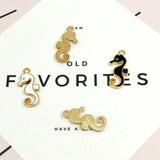 50pcs Seahorse Alloy Charms High Enamel DIY Jewelry Gift