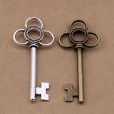 50pcs Vintage Key Charm for DIY Jewelry Making