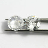 5A 6.0mm Round CZ Stone Clear Synthetic Cubic Zirconia 200pcs/lot