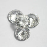 5A 6.0mm Round CZ Stone Clear Synthetic Cubic Zirconia 200pcs/lot