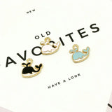 60pcs Little Whale Alloy Pendant for DIY Jewelry