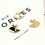 60pcs Little Whale Alloy Pendant for DIY Jewelry