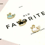 60pcs Little Whale Alloy Pendant for DIY Jewelry