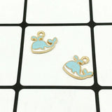 60pcs Little Whale Alloy Pendant for DIY Jewelry