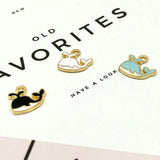 60pcs Little Whale Alloy Pendant for DIY Jewelry