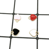 60pcs Enamel Charms Peach Alloy Pendant DIY Crafts