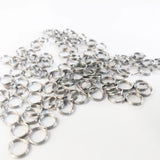 6mm Stainless Steel Key Rings Split Keychains 1000pcs