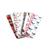 10pcs Lovely Whale Pattern Drawstrings Cotton Bags for DIY Spoons Combs