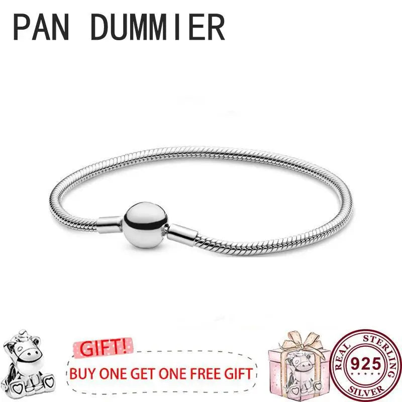 925 Silver Logo Bracelet for Women