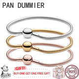 925 Silver Logo Bracelet for Women