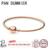 925 Silver Delicate Logo Bracelet for Women