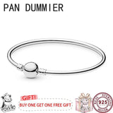 925 Silver Delicate Logo Bracelet for Women