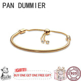 925 Silver Snake Bone Women's Bracelet High Charm Jewelry