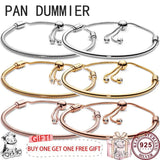 925 Silver Snake Bone Women's Bracelet High Charm Jewelry