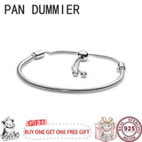 925 Silver Snake Bone Women's Bracelet High Charm Jewelry