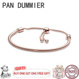 925 Silver Snake Bone Women's Bracelet High Charm Jewelry