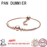 925 Silver Bead Bracelet for Women - Stylish and Elegant Jewelry Piece