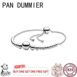 925 Silver Bead Bracelet for Women - Stylish and Elegant Jewelry Piece