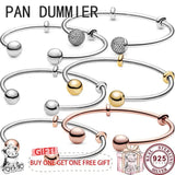 925 Silver Sparkling Removable Women's Bracelet