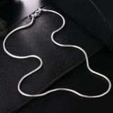 925 Silver Mom Necklace Snake Chain Gift Jewelry