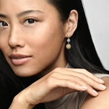 925 Silver Sun and Moon Hoop Earrings, Sparkling Star Party Wear